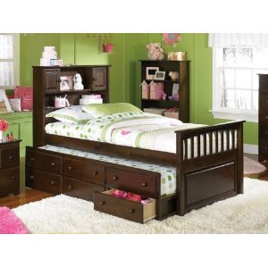 Twin Captains Bed with Storage